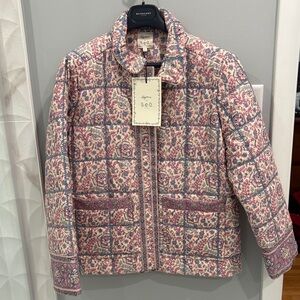 Sezane x Sea William Jacket in Emilia Mix Print NWT size 8
